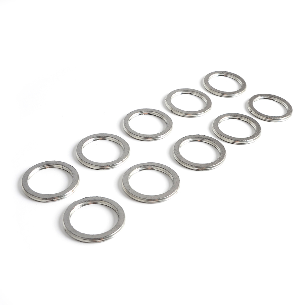 10 PCS Exhaust Muffler Silencer Gasket for Harley Evo Twin ...